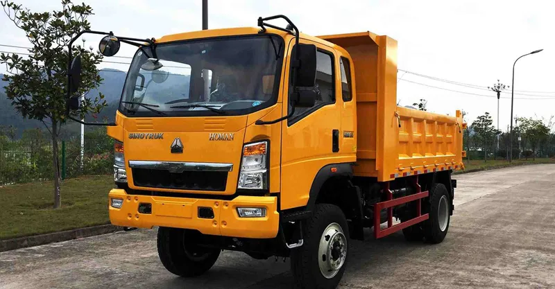 Tipper Truck 4x4 Sinotruk Light Truck 9T