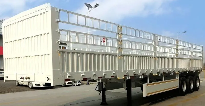 3 Axles Stake Fence Cargo Semi Trailer