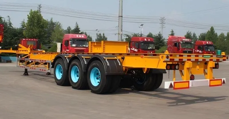 3 Axle 40ft Skeleton Trailer for Sale