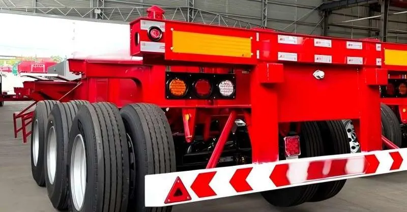 Tri Axle Skeleton Semi Trailer