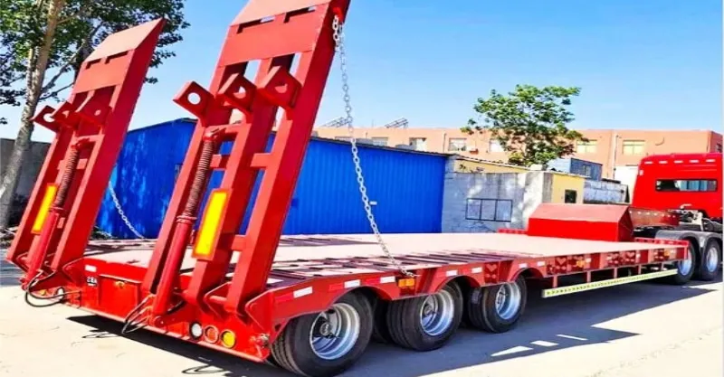 3 Axle Lowbed Semi Trailer