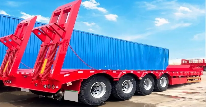 3 Axle Lowbed Semi Trailer