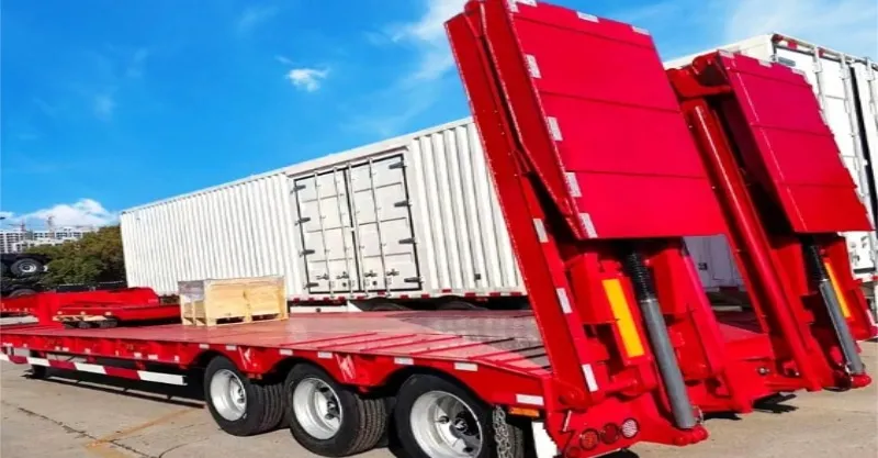 3 Axle Lowboy Gooseneck Trailer