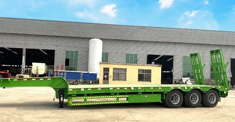 3 Axle Lowboy Gooseneck Trailer
