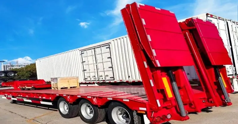 120 ton Gooseneck Lowboy Semi Trailer