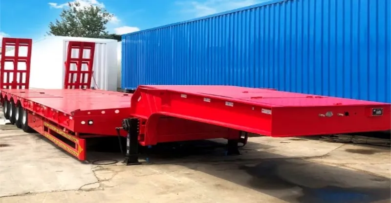 120 ton Gooseneck Lowboy Semi Trailer