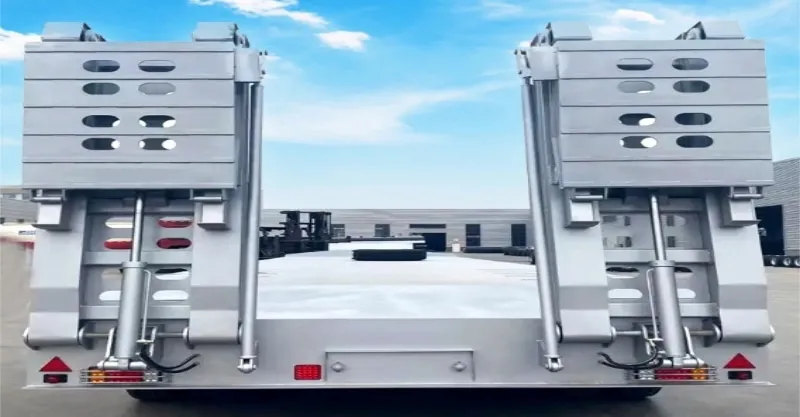 Gooseneck Lowboy Semi Truck Trailer