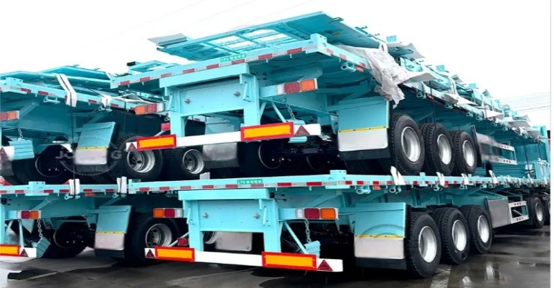 3 Axle Side Dump Tipper Semi Trailer