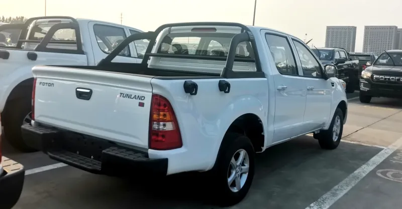 Tunland E Pickup Truck - White Sleek Edition (No Fender Flares) | 4x2 & 4x4 Light Duty Cargo Truck