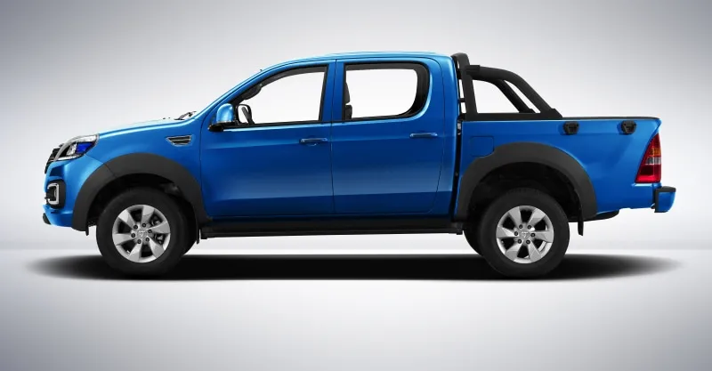 Tunland E Off-Road Pickup - Blue Rugged Edition (With Fender Flares) | Heavy-Duty 4x4 Commercial Truck