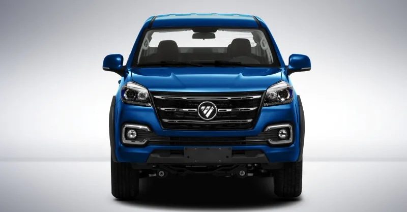 Tunland E Off-Road Pickup - Blue Rugged Edition (With Fender Flares) | Heavy-Duty 4x4 Commercial Truck