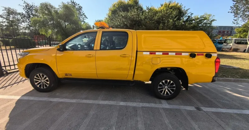 Yellow Tunland G7 LHD Double Cab - Full Cargo Security with Bed Canopy