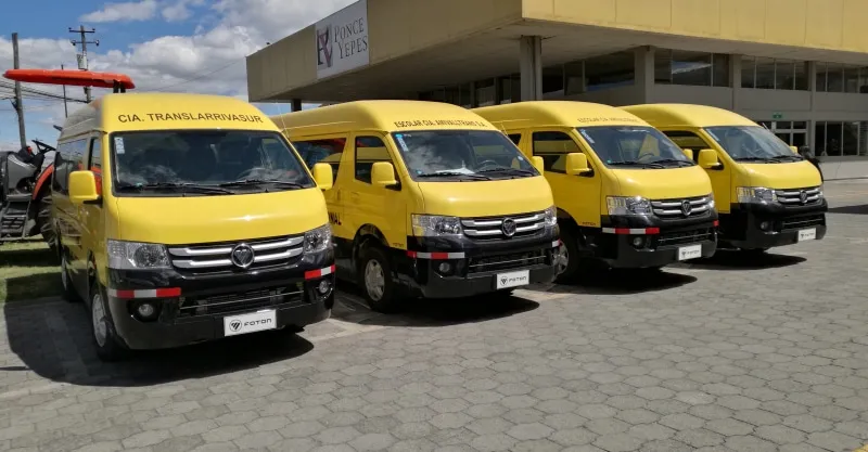 Foton View G7 School Bus (Yellow): Safe 15-19 Seater Student Van