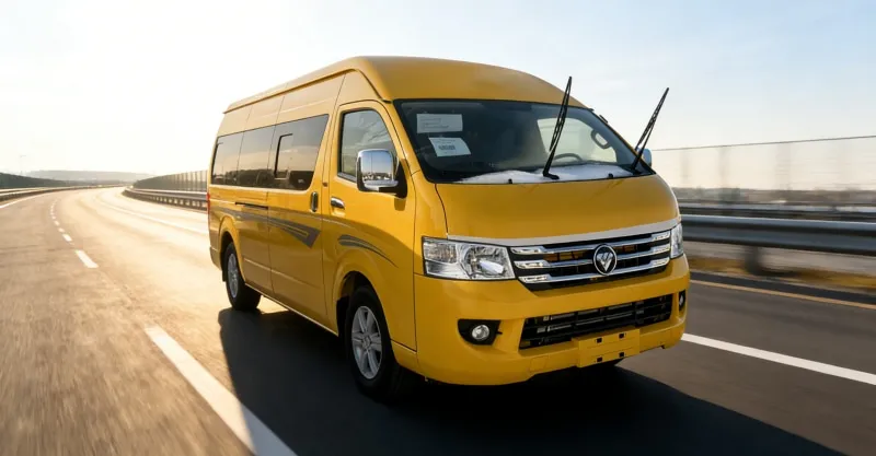 Foton View CS2 14-Seater High Roof Van - White LHD (2.8L Diesel)