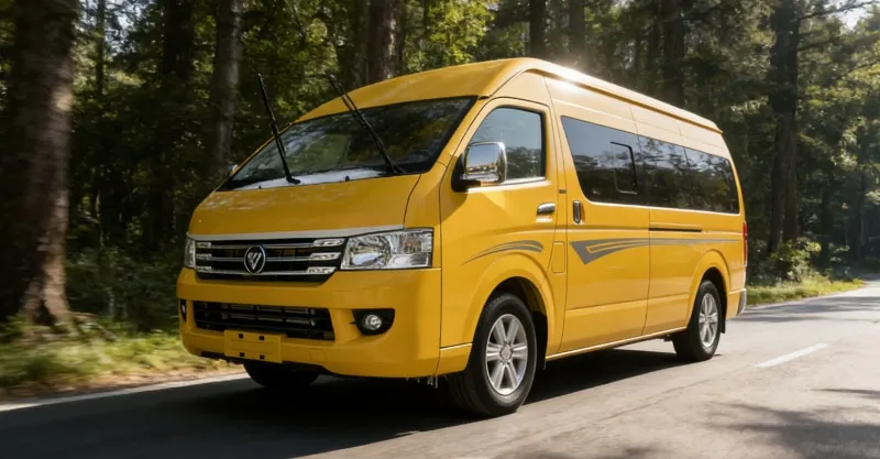 Foton View CS2 16-Seater School Bus/Shuttle - Yellow LHD High Roof