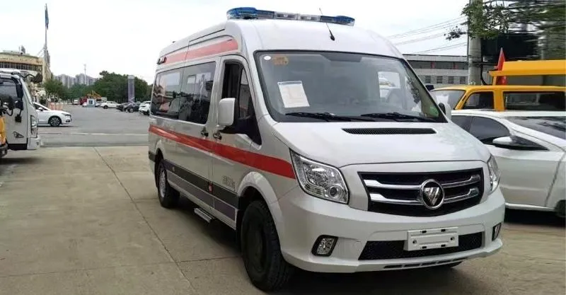 Foton Toano Ambulance for Sale: High Roof ICU Medical Vehicle with Cummins Engine
