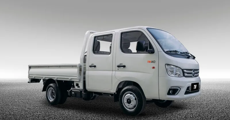 Foton Truck Mate TM3 Crew Cab Flatbed | 5-Seat Mini Truck for Crew & Cargo
