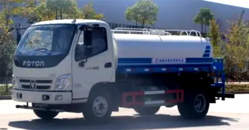 Foton Ollin TX Water Sprinkler Truck | 5000L-8000L Municipal Bowser