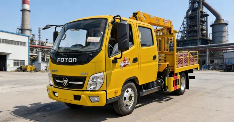 Foton Ollin TX Truck with Crane | 3.2T/5T Stiff Boom Lorry