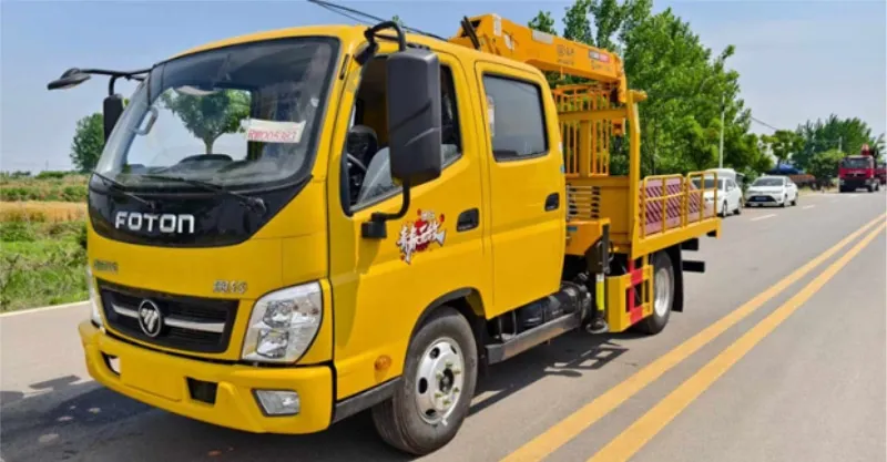Foton Ollin TX Truck with Crane | 3.2T/5T Stiff Boom Lorry