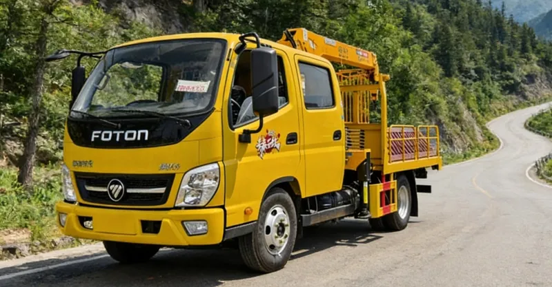 Foton Ollin TX Truck with Crane | 3.2T/5T Stiff Boom Lorry