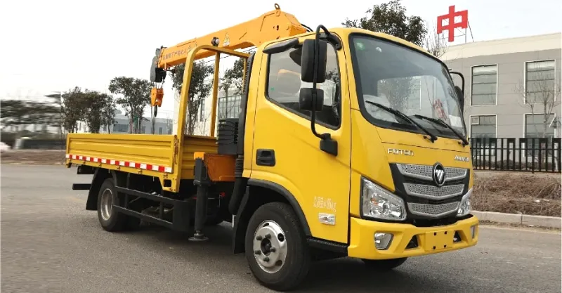 Foton Aumark E Truck with Crane | 3.2T/4T Knuckle Boom Crane