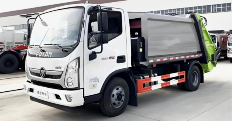 Foton Aumark E Compactor Garbage Truck | 6CBM High-Ratio Refuse Collector