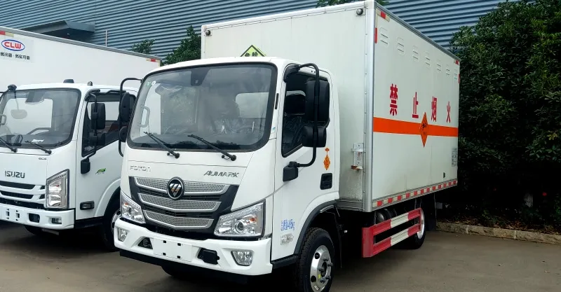 Foton Aumark S Explosion-Proof Box Truck | Flammable Goods Transport