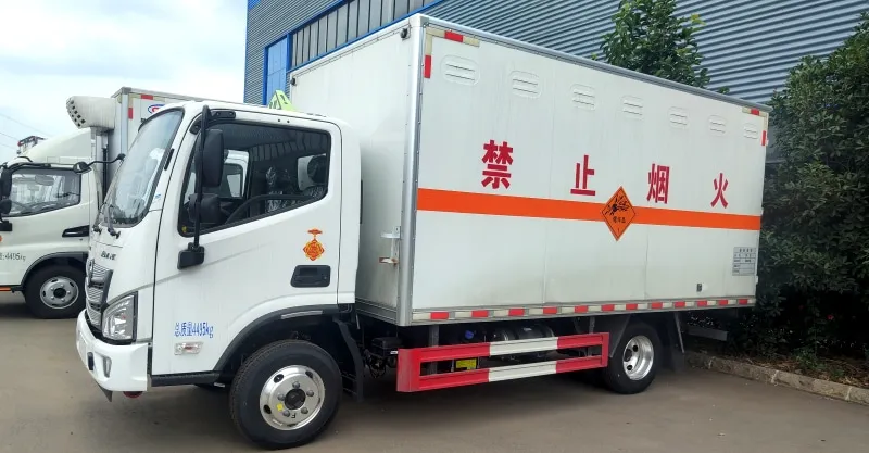 Foton Aumark S Explosion-Proof Box Truck | Flammable Goods Transport