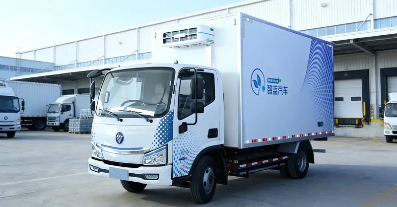 Foton Aumark iBlue EV Box Truck: Zero-Emission Urban Delivery Light Duty Truck