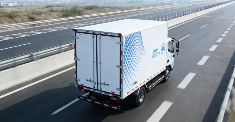 Foton Aumark iBlue EV Box Truck: Zero-Emission Urban Delivery Light Duty Truck
