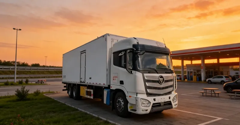 Foton 6x4 Refrigerator Truck | 400HP Heavy-Duty Cold Chain