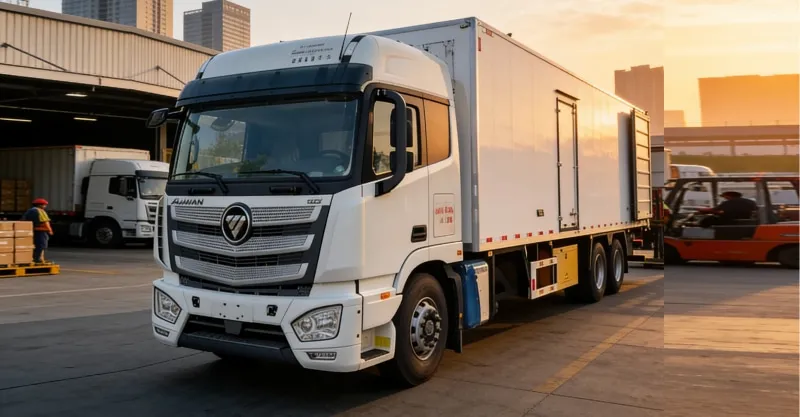 Foton 6x4 Refrigerator Truck | 400HP Heavy-Duty Cold Chain