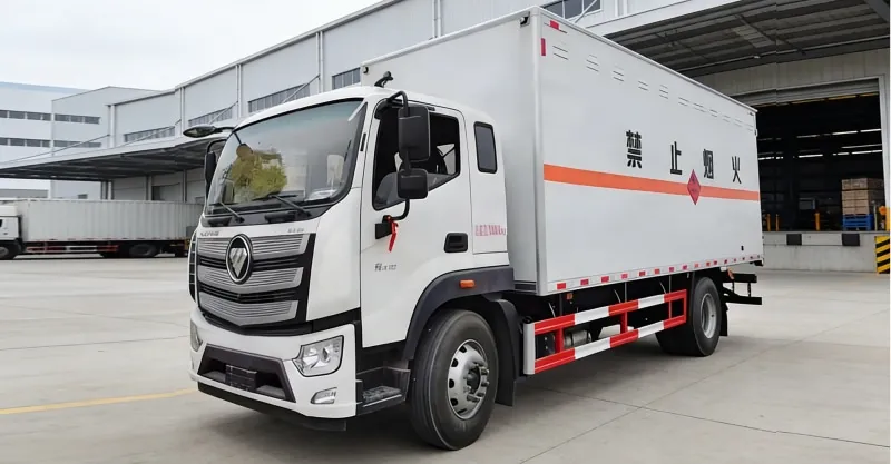 Foton Explosion-Proof Box Truck | Hazardous Goods Transport