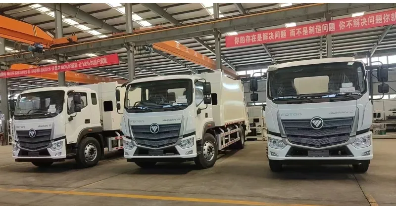 Foton 8CBM Medium Duty Garbage Compactor Truck | Efficient Waste Management