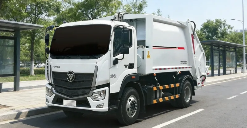 Foton 8CBM Medium Duty Garbage Compactor Truck | Efficient Waste Management