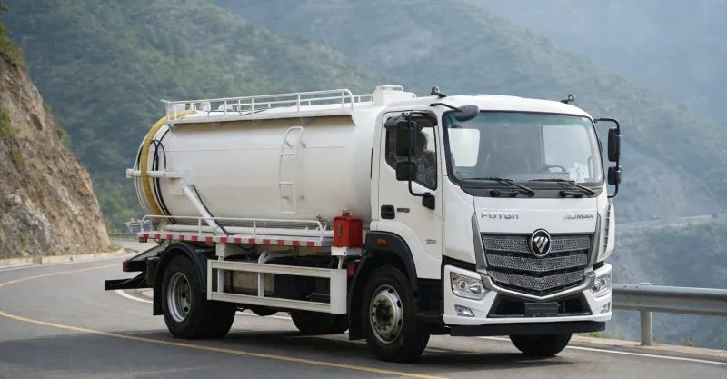 Foton 8CBM Medium Duty Sewage Suction Truck | Heavy-Duty Vacuum Cleaning