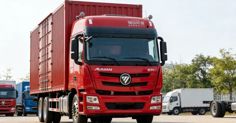 Foton GTL-E 6x4 Box Truck: High-Capacity Enclosed Cargo Truck