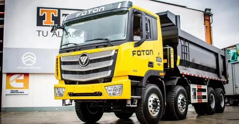 Foton Auman EST 8x4 Dump Truck | U-Shape Box Tipper for Sale