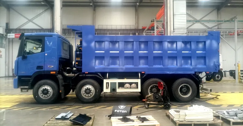 Heavy-Duty Foton EST 8x4 Rectangular Dump Truck | Bulk Transport