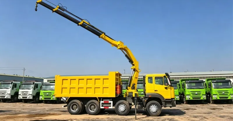 Sinotruk HOWO 8x4 Truck Crane | Heavy Duty 20T
