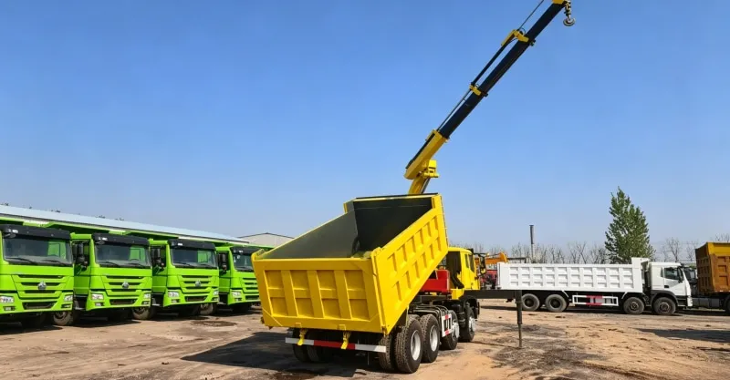 Sinotruk HOWO 8x4 Truck Crane | Heavy Duty 20T