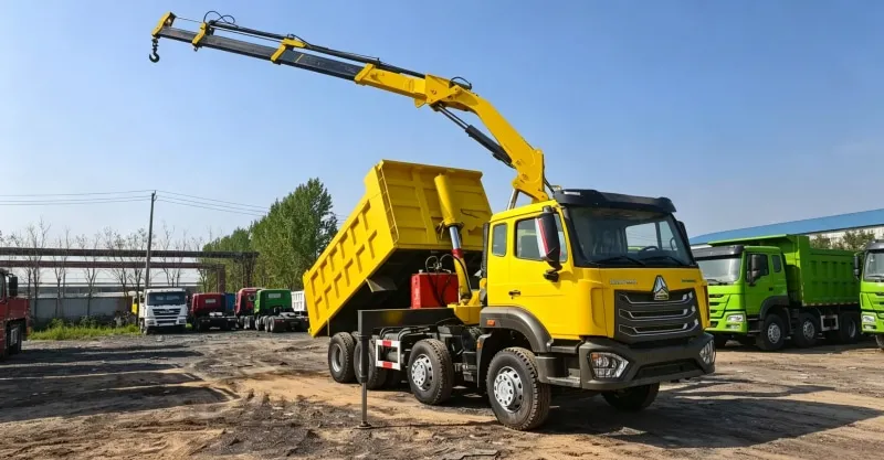 Sinotruk HOWO 8x4 Truck Crane | Heavy Duty 20T