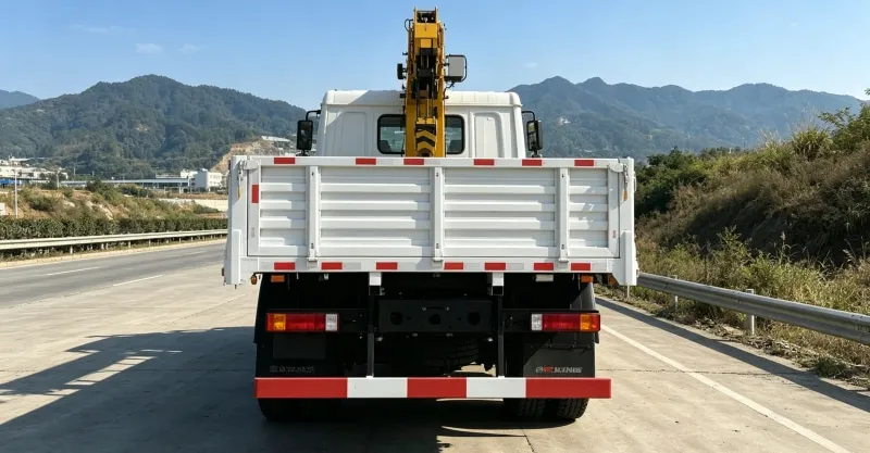 HOWO 4x2 Crane Truck White | Urban Agile 5T