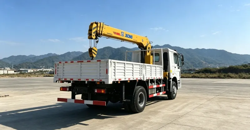 HOWO 4x2 Crane Truck White | Urban Agile 5T