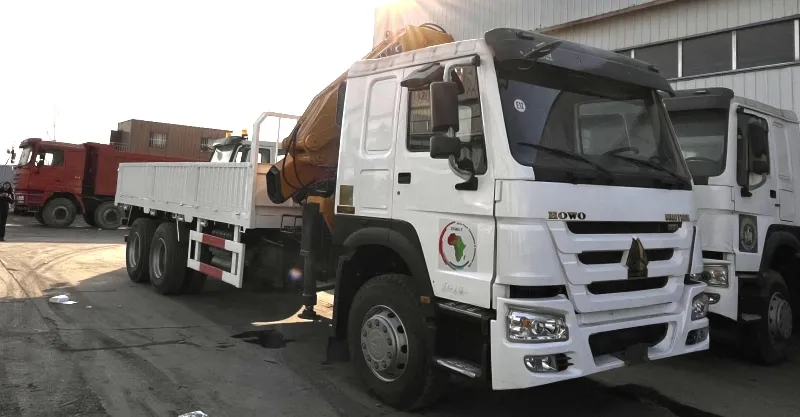 HOWO 6x4 Crane Truck White | Versatile Logistics