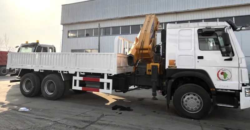HOWO 6x4 Crane Truck White | Versatile Logistics