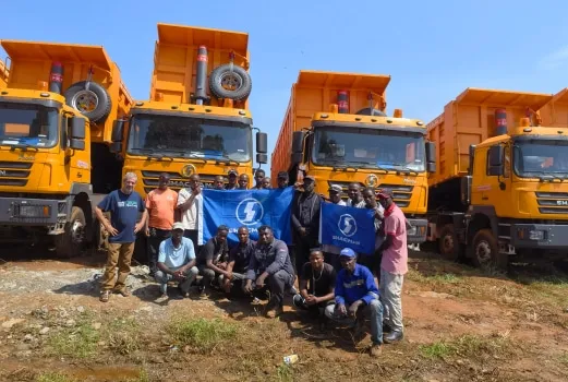 30-40T Heavy Duty Dump Truck in Conakry | Shacman F3000 Tipper