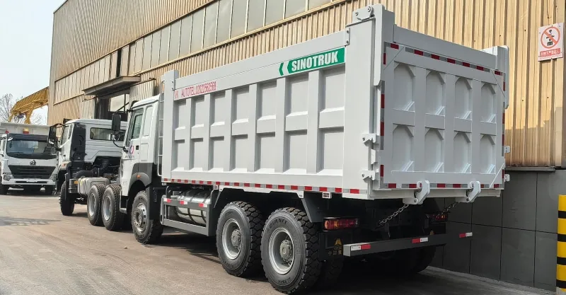 HOWO A7 371HP 6x4 Dump Truck White | Premium Tipper