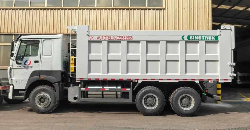 HOWO A7 371HP 6x4 Dump Truck White | Premium Tipper
